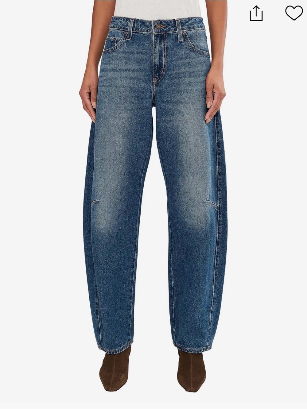 Levi’s baggy dad barrel jeans - mid rise 27 x 33 non-stretch